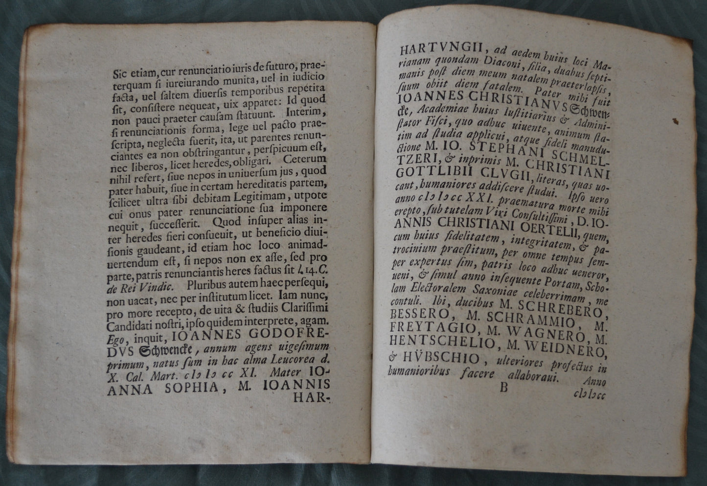 Ordinis iuridici in academia Vittembergensi - 1744