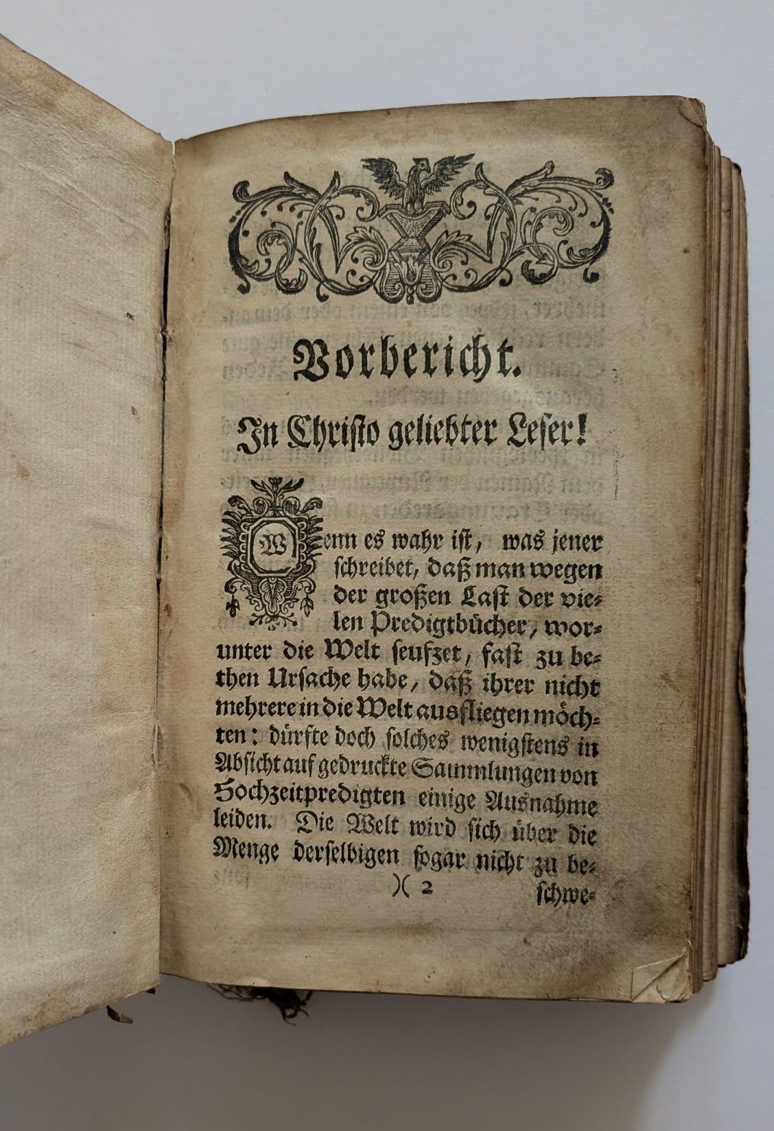 Hochzeits Predigten - um ca 1745