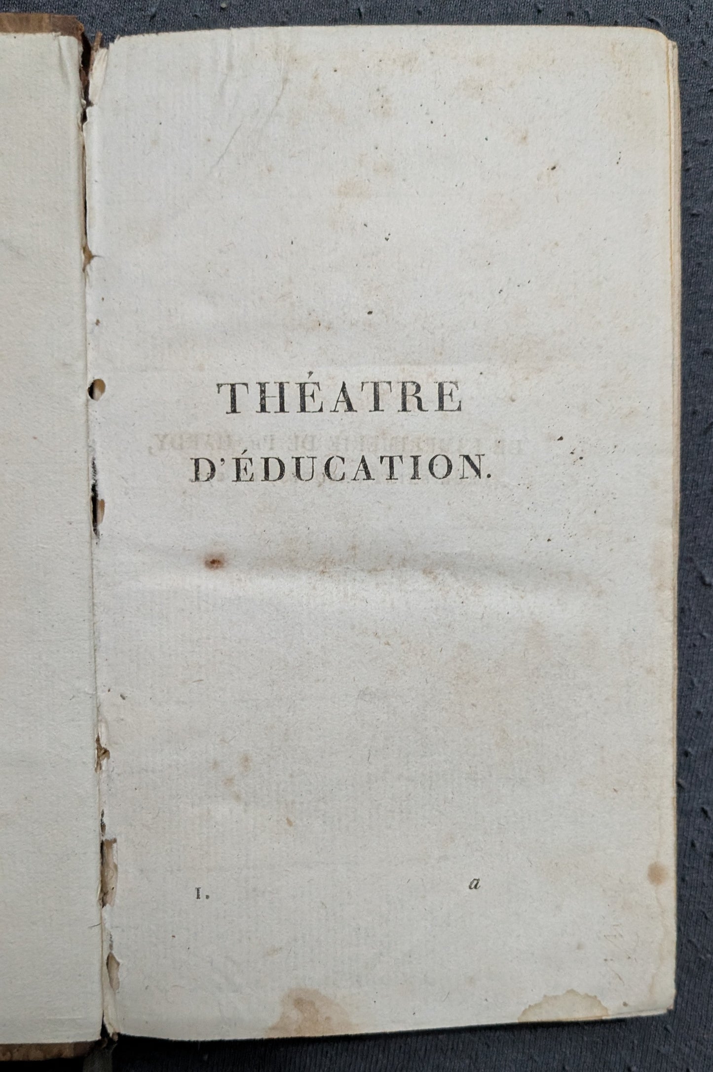 Theatre D'Education - 1813 - Volume 1, 2, 4, 5