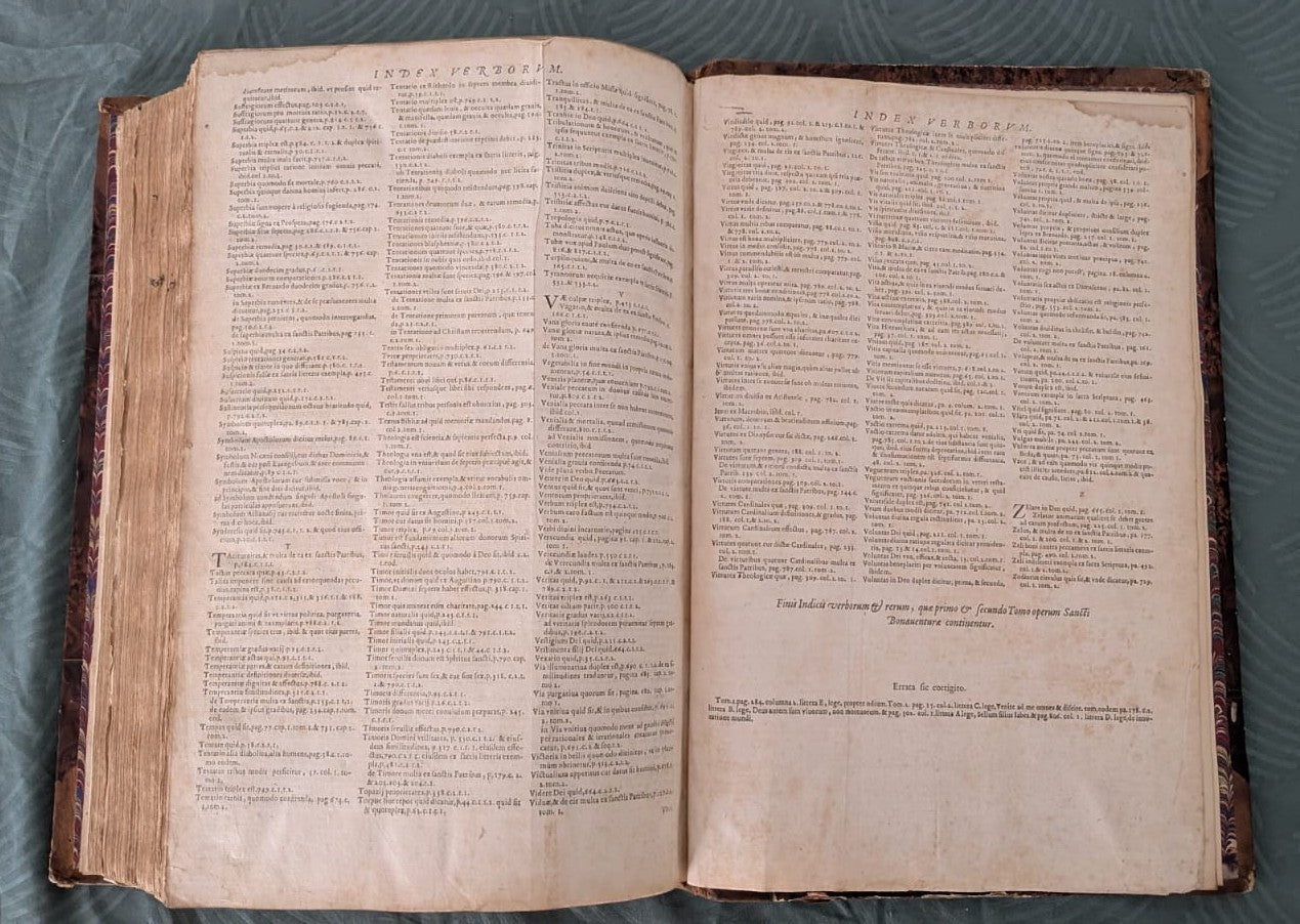 Sancti Bonaventurae ex Ordine Minorum... Opusculorum Tomus Secundus. - 1619