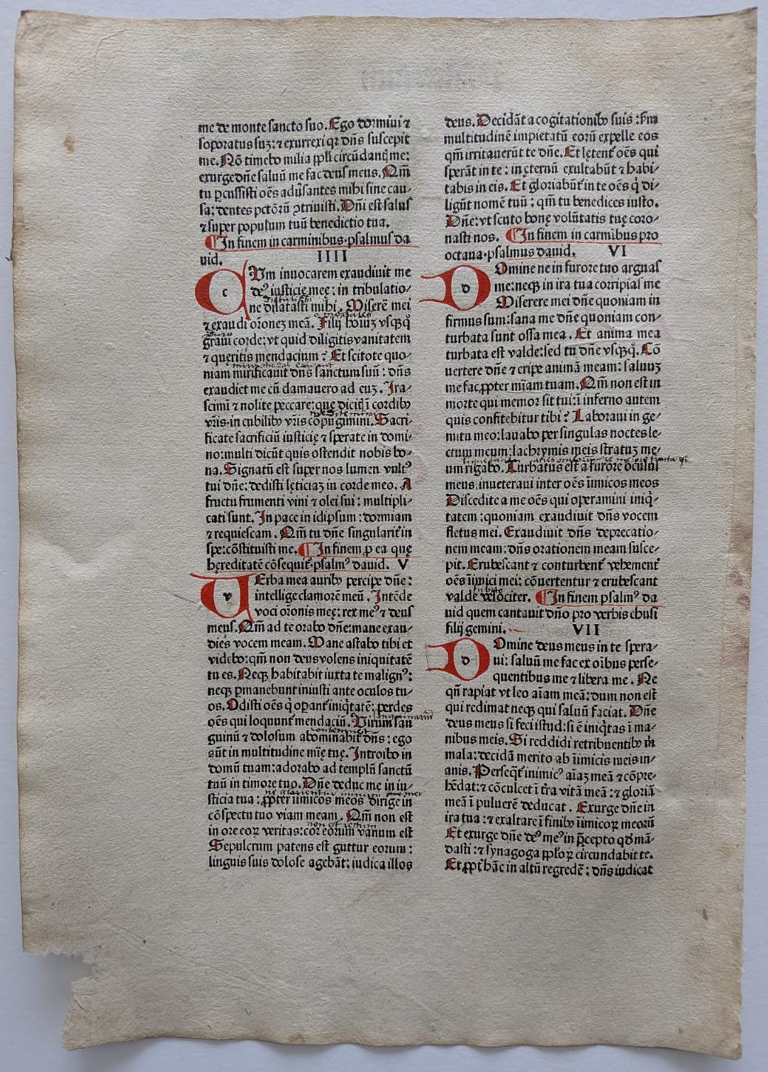 Inkunabel - Psalterium Biblia latina - 1481