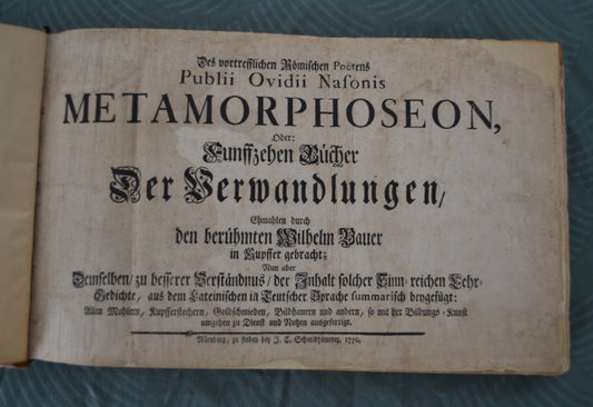 Ovids „Metamorphosen“ - 1750 - 146 Kupfer