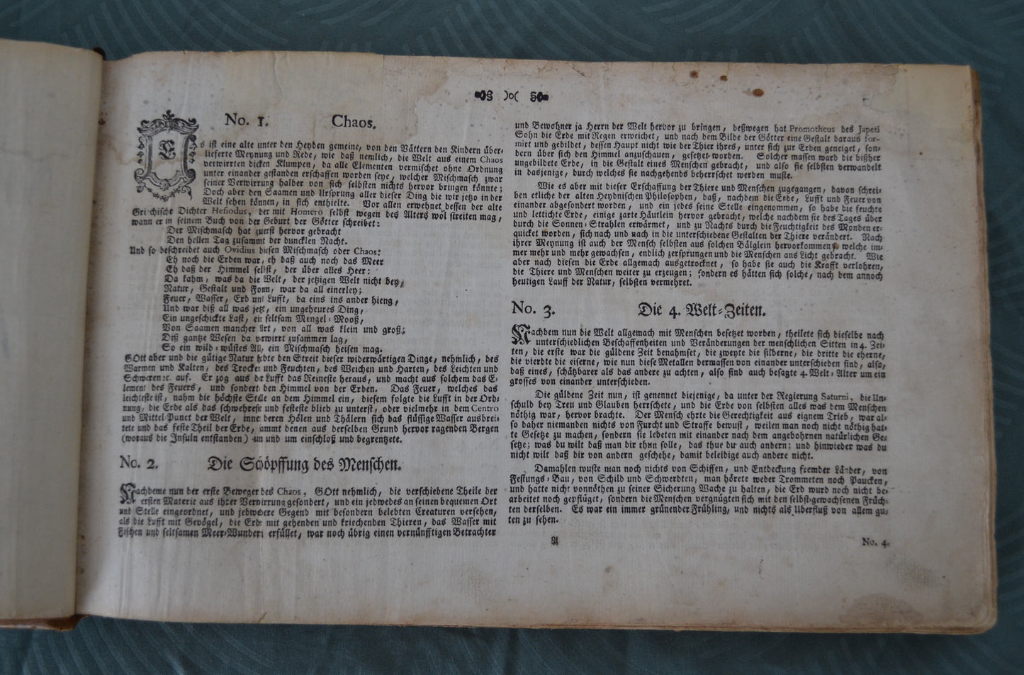 Ovids „Metamorphosen“ - 1750 - 146 Kupfer