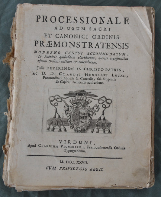 Processionale ad usum sacri et canonici ordinis Praemonstratensis - 1727
