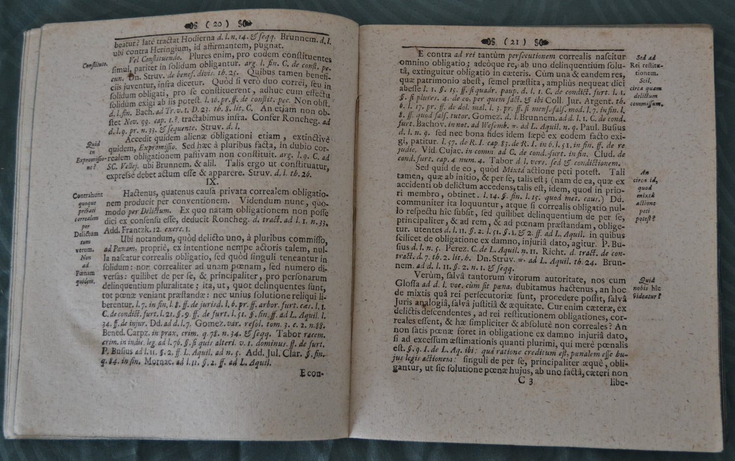 Disputatio Inauguralis de Correali Obligatione - 1736