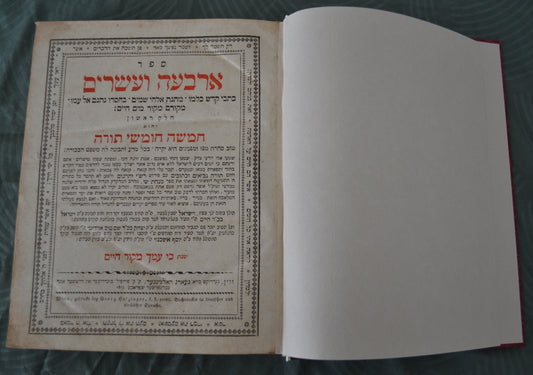 "Arba'ah ve-Esrim" (Die vierundzwanzig Bücher) - 1813