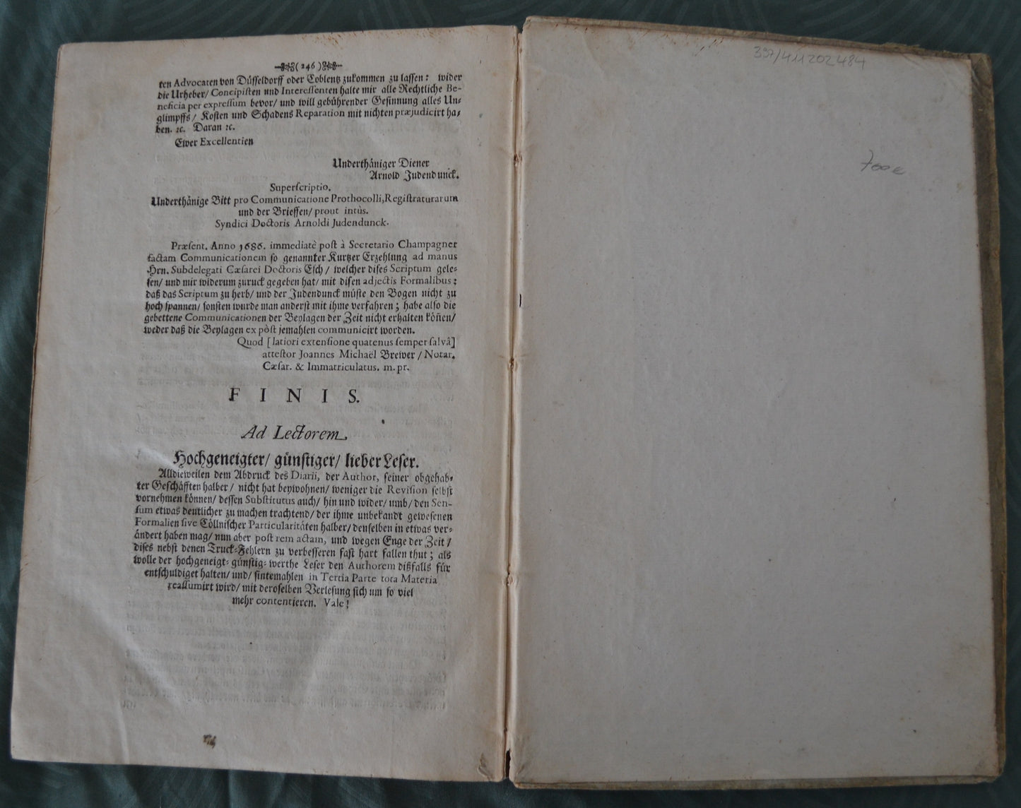 Theatrum Lanienae Coloniensis, sive Blutige Schau-Bühne - Erstausgabe - 1694
