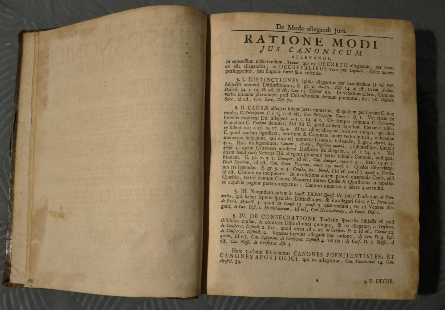 Corpus Juris Canonici Academicum - 1746