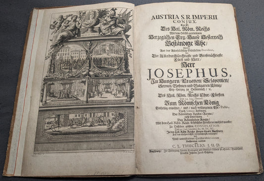 Austria S. R. Imperii coniux - 1690 - 2 Teile - Erstausgabe - sehr selten