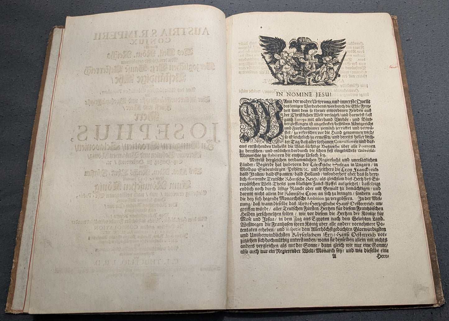 Austria S. R. Imperii coniux - 1690 - 2 Teile - Erstausgabe - sehr selten
