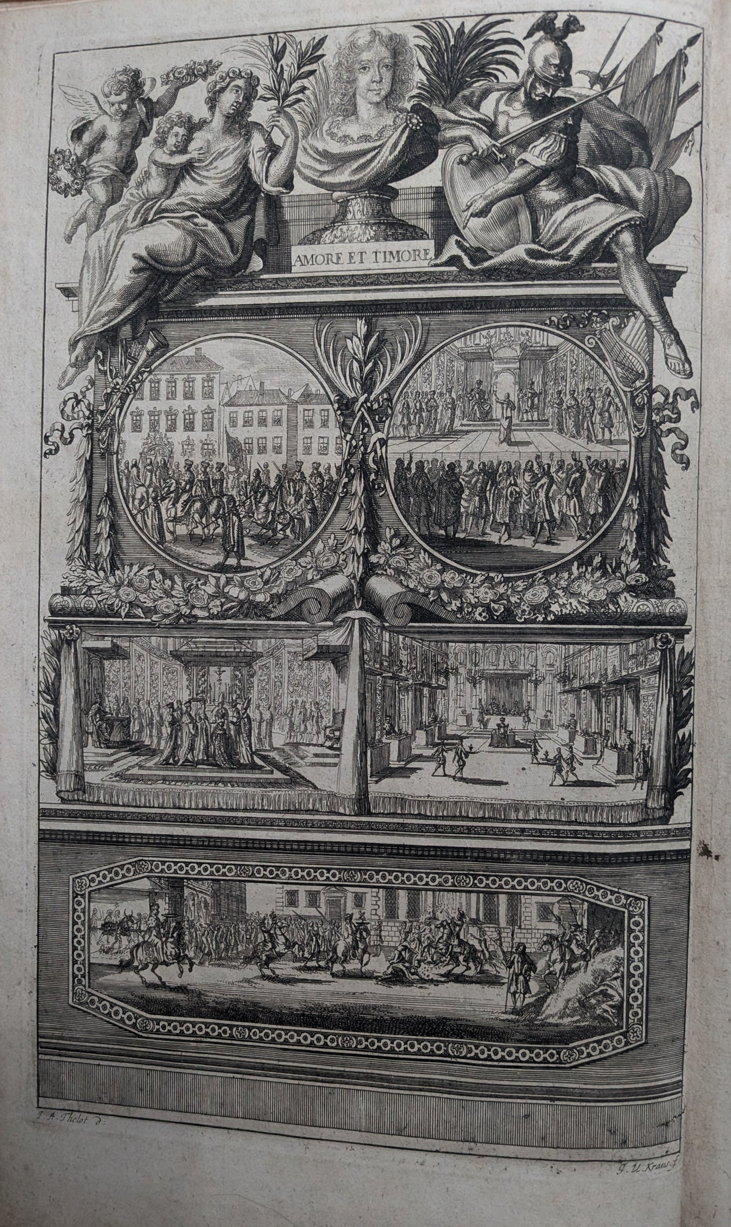Austria S. R. Imperii coniux - 1690 - 2 Teile - Erstausgabe - sehr selten