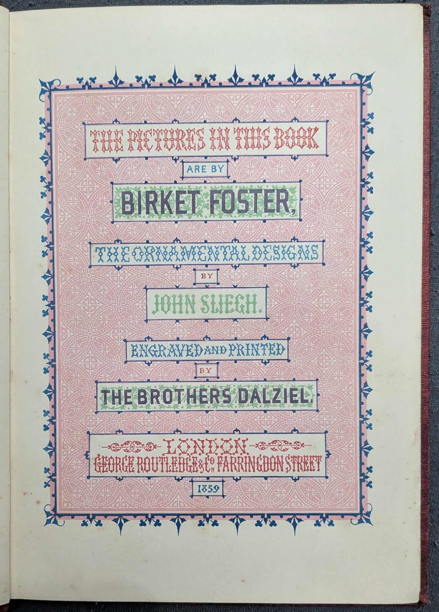 Odes and Sonnets Illustrated - 1859 - Erstausgabe