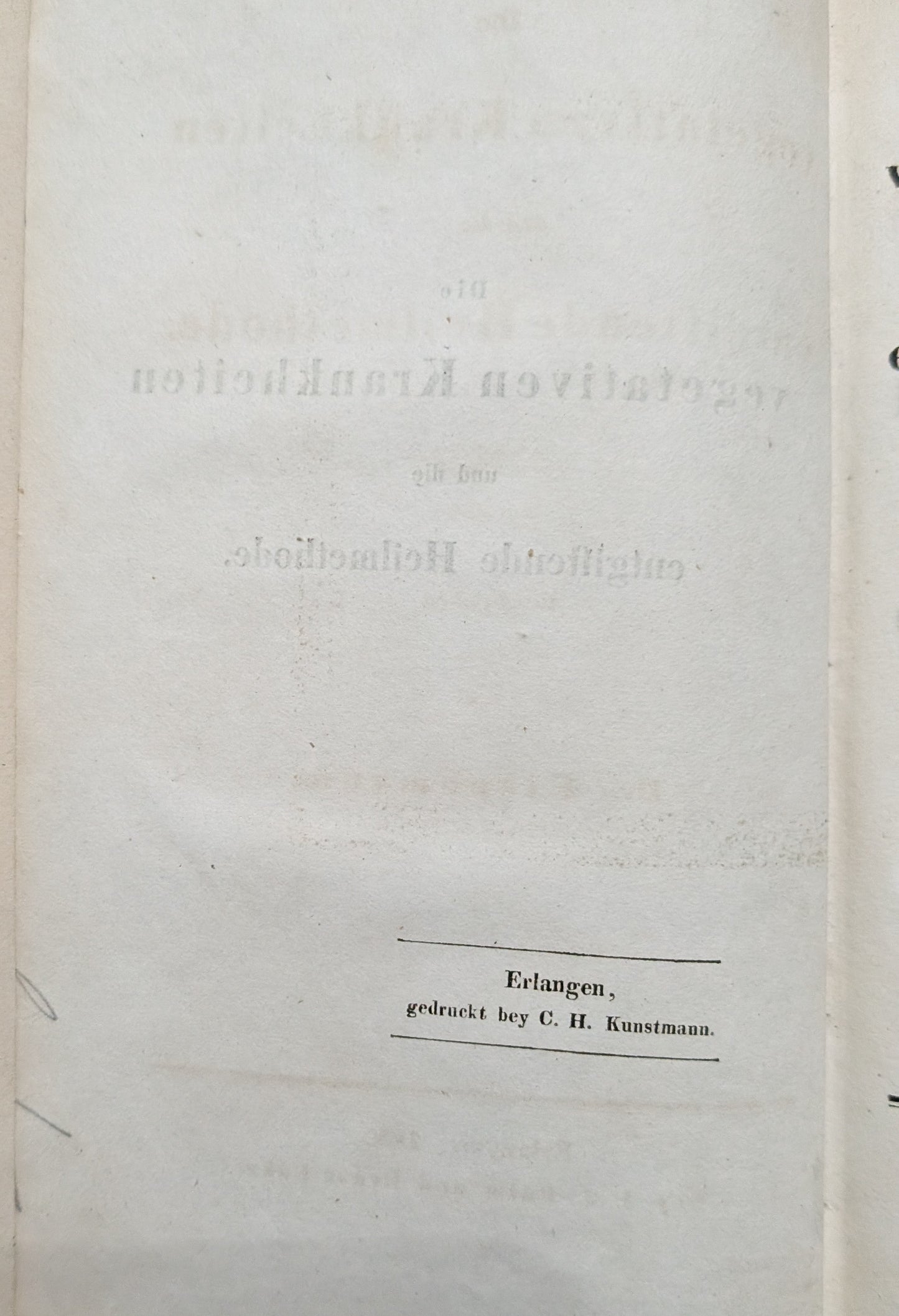 Die vegetativen Krankheiten und die entgiftende Heilmethode - 1835