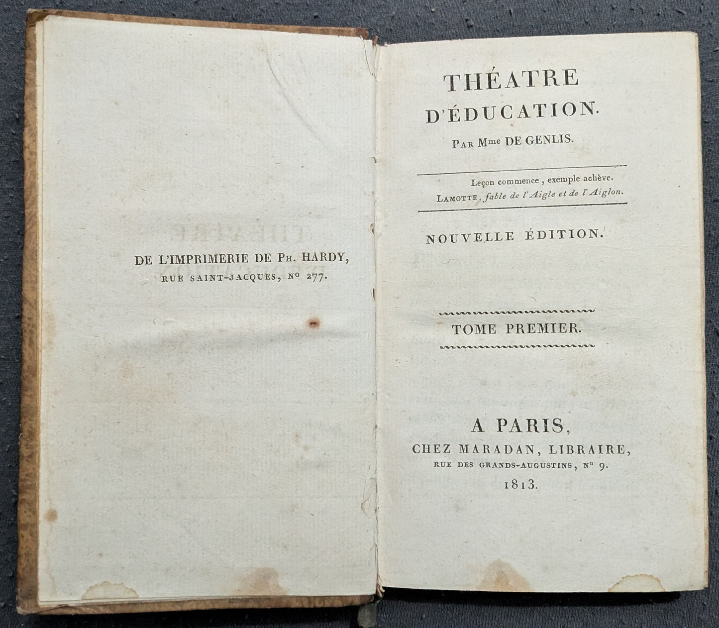 Theatre D'Education - 1813 - Volume 1, 2, 4, 5