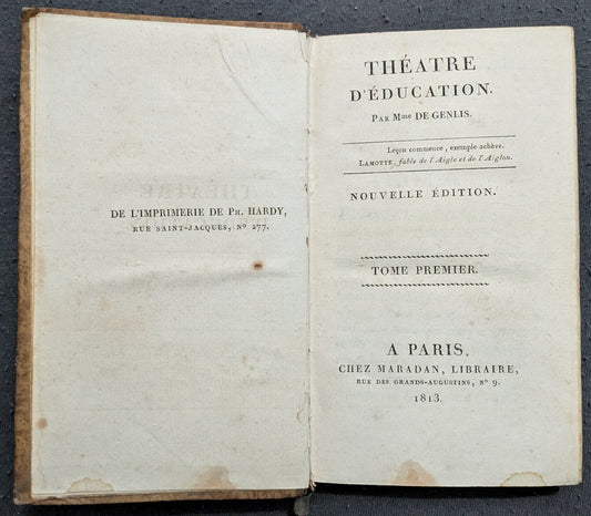 Theatre D'Education - 1813 - Volume 1, 2, 4, 5