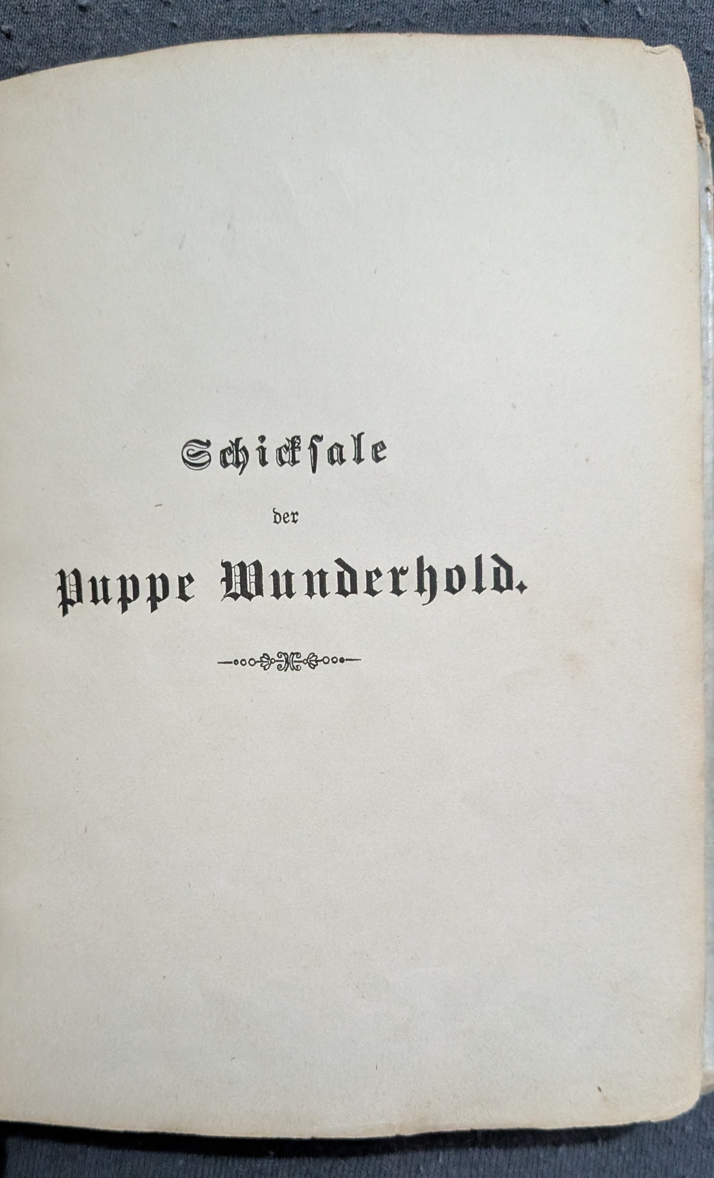 Schicksale der Puppe Wunderhold - 1880