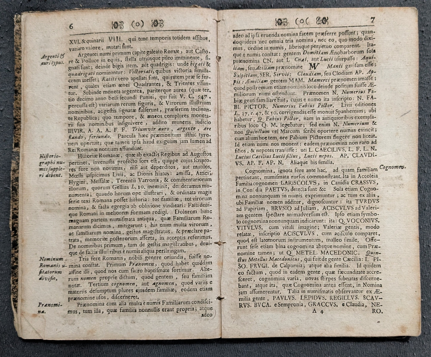 Utilitas Rei Numariae Veteris Compendio proposita - 1733