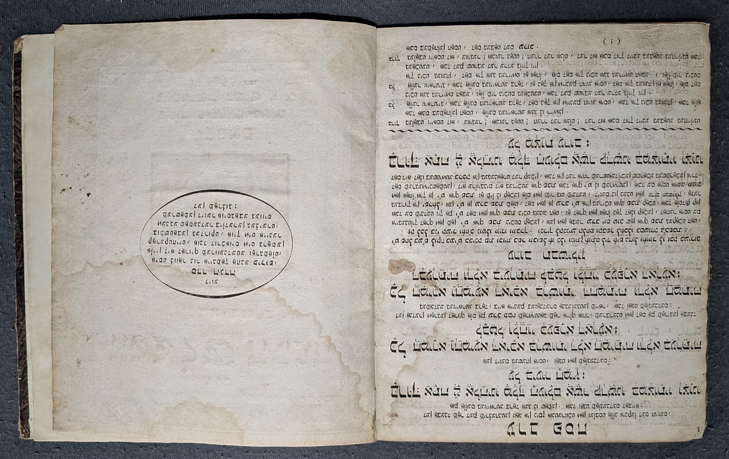 Seder Haggadah shel Pesach im Targum Ashkenaz. - Erstausgabe - 1816