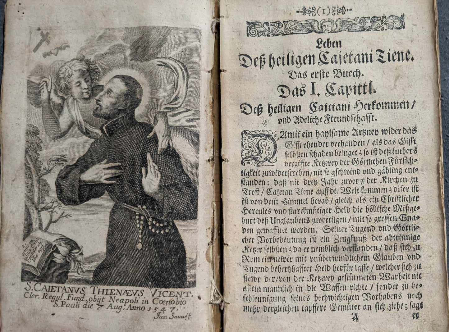Leben Deß heiligen Cajetani Ziene - 1674