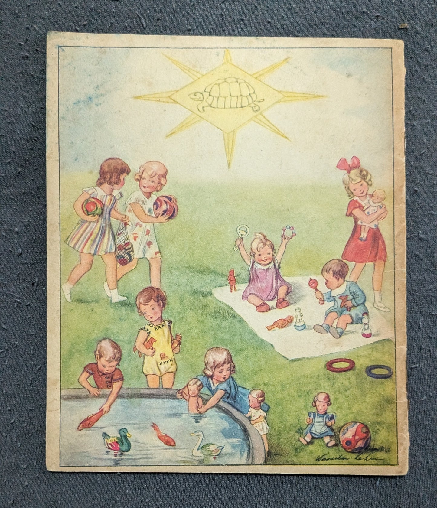 Das MÄRCHEN von der kleinen Inge und der klugen Schildkröte - 1935