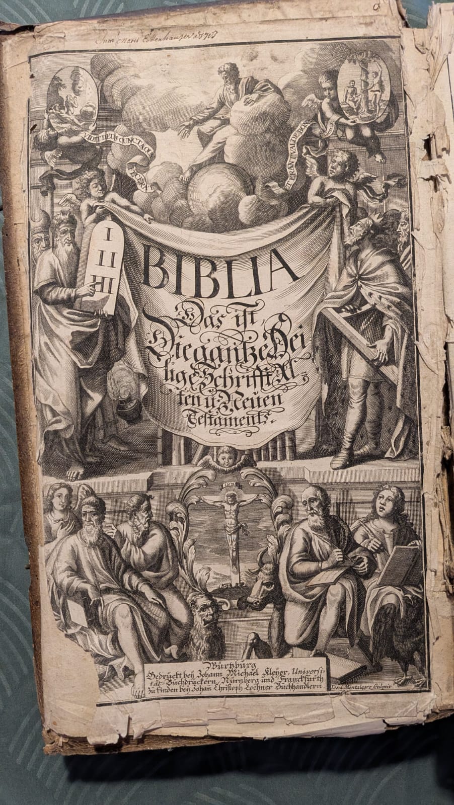 Sacra Biblia, Dietenberger Bibel, 1705