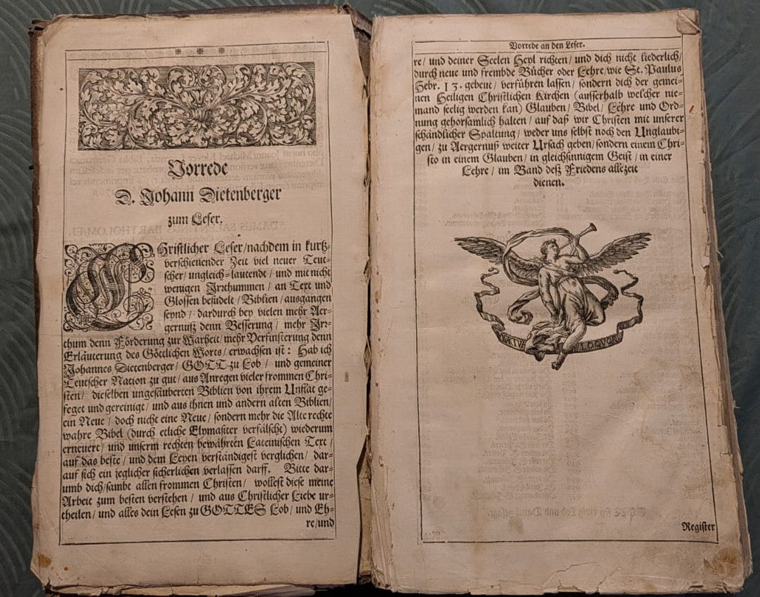 Sacra Biblia, Dietenberger Bibel, 1705