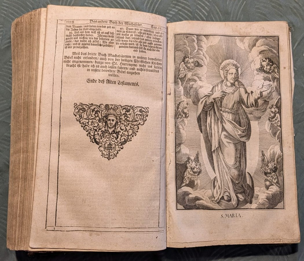 Sacra Biblia, Dietenberger Bibel, 1705