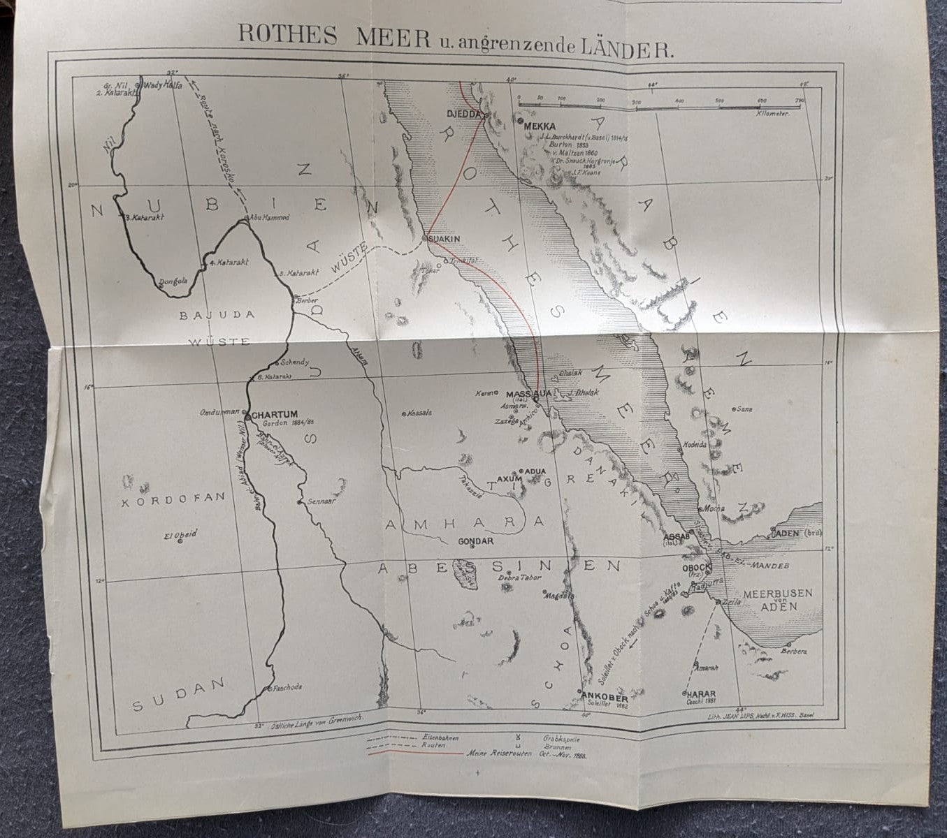 In Algerien, Marokko, Palästina und am Roten Meere - 1891 - Erstausgabe