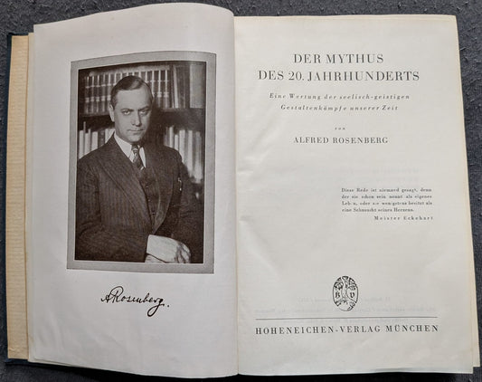 Der Mythus des 20. Jahrhunderts - 1935