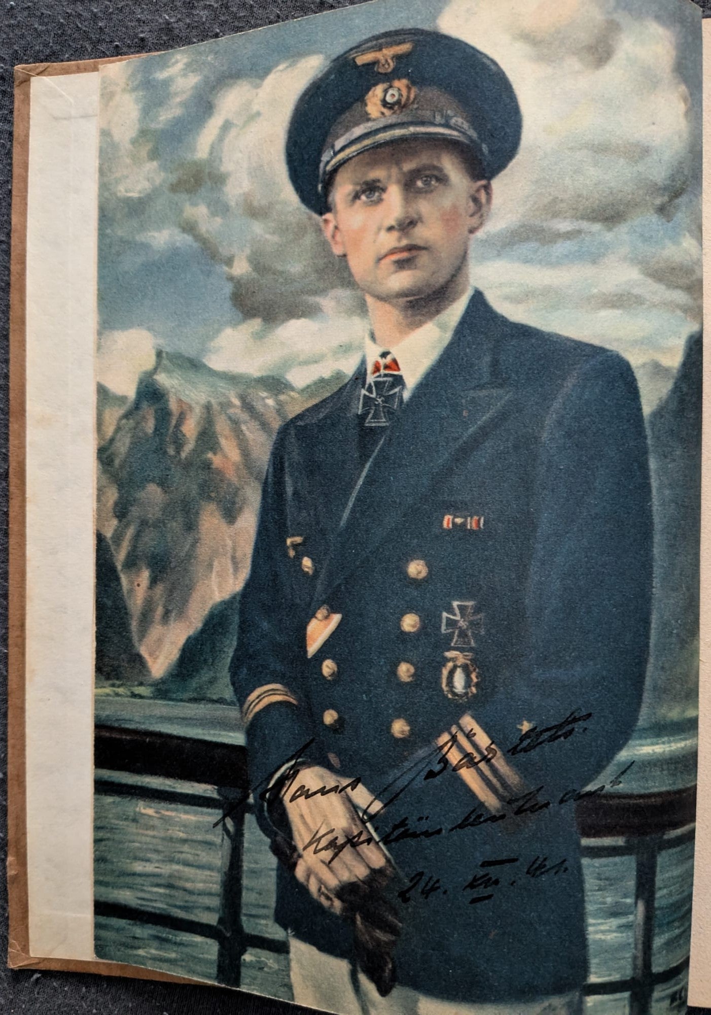 Tigerflagge heiß vor! - 1941 - Signiert von Hans Bartels (Ritterkreuzträger)