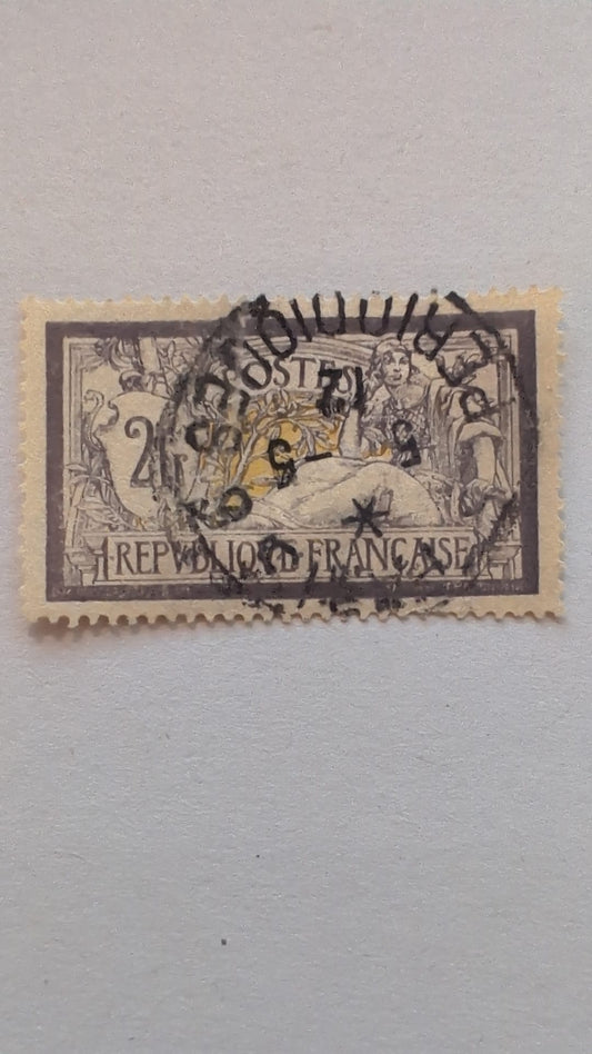 1900 - Briefmarke - Frankreich - Liberty and Peace - 2fr