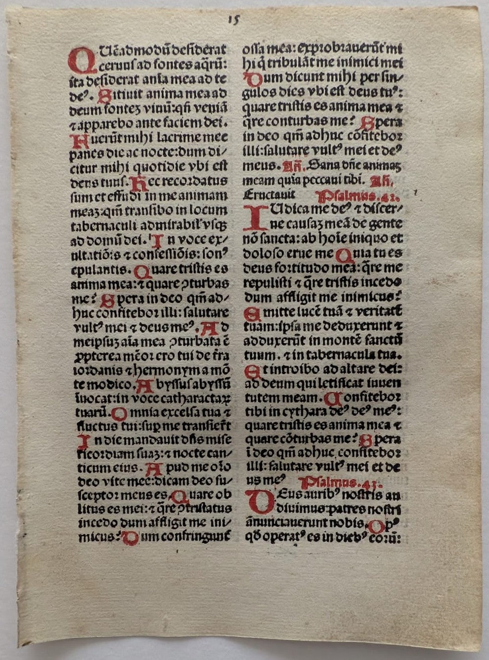 Inkunabel - Brevarium Augustanum - 1495