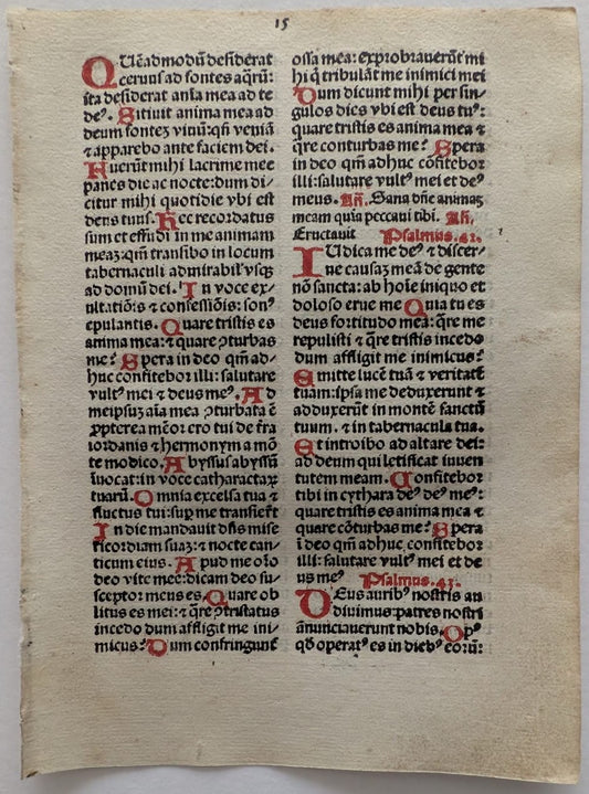 Inkunabel - Brevarium Augustanum - 1495