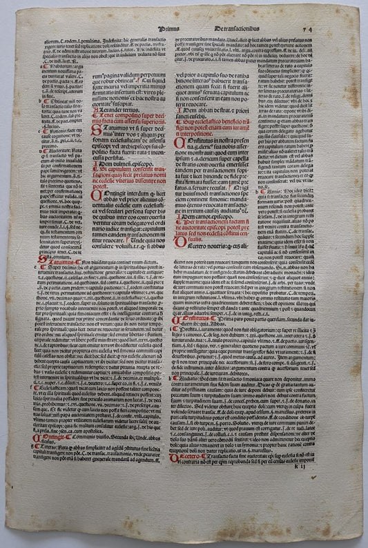 Inkunabel Gregorius Decretales Vendig - 1491