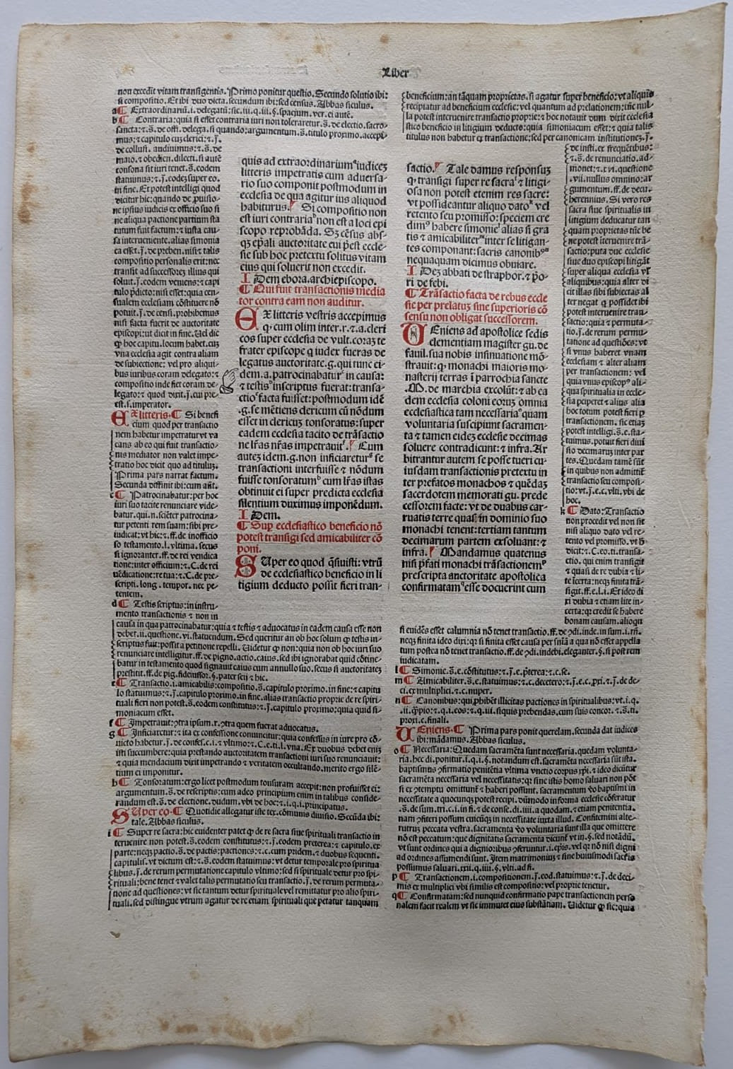Inkunabel Gregorius Decretales Vendig - 1491